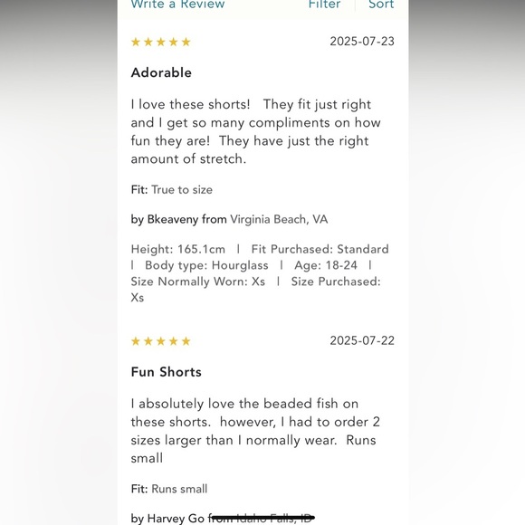 Anthropologie NWT The Colette Beaded Icon Shorts by Maeve size 25. - Picture 12 of 16